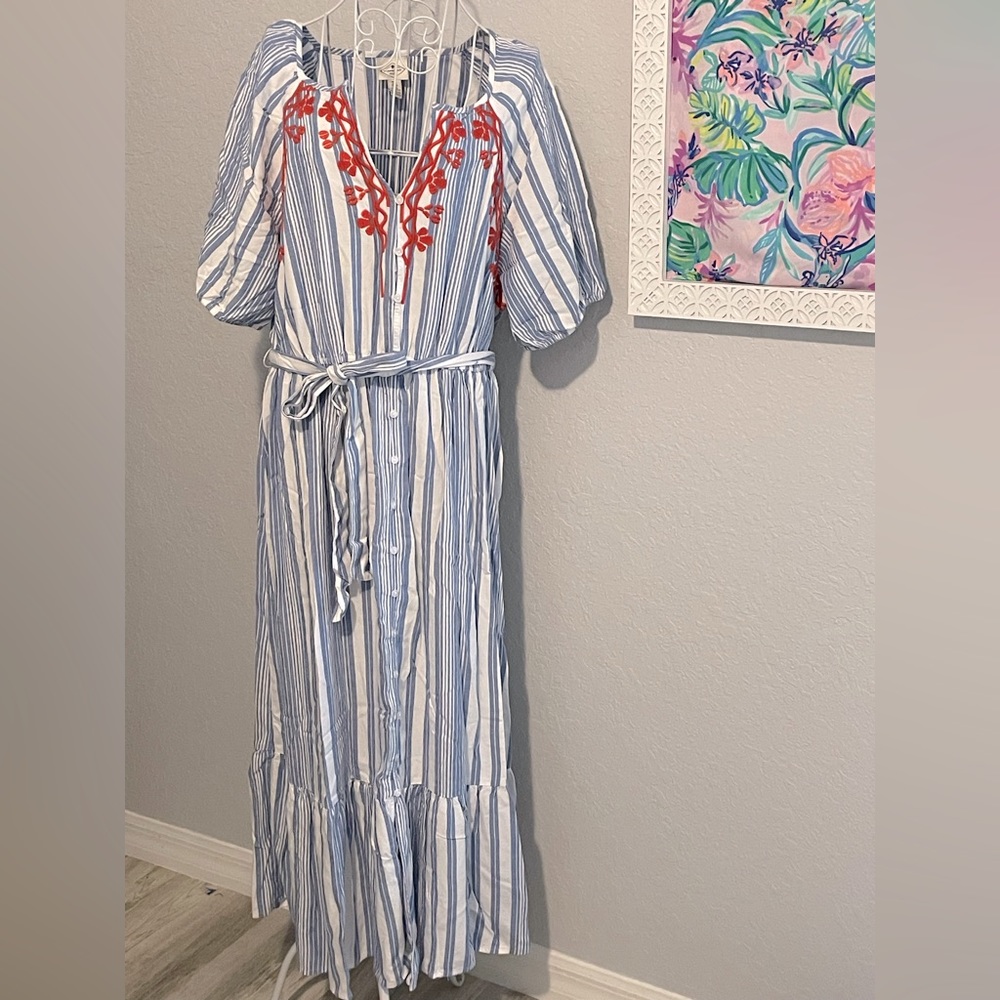 St John Bay Maxi Dress Never Worn, New Without Tag- Size XL